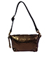 Mini Bronze Cracked Leather, back view